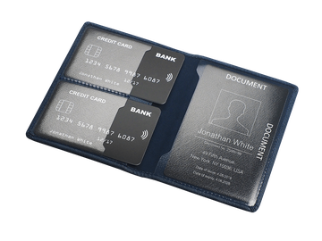 RFID dokumentų piniginė