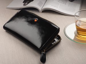 Damenbrieftasche mit Bernstein 2344082